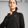 Изображение Puma Лонгслив RUN VELOCITY CLOUDSPUN 1/4 Zip Women #5: Puma Black