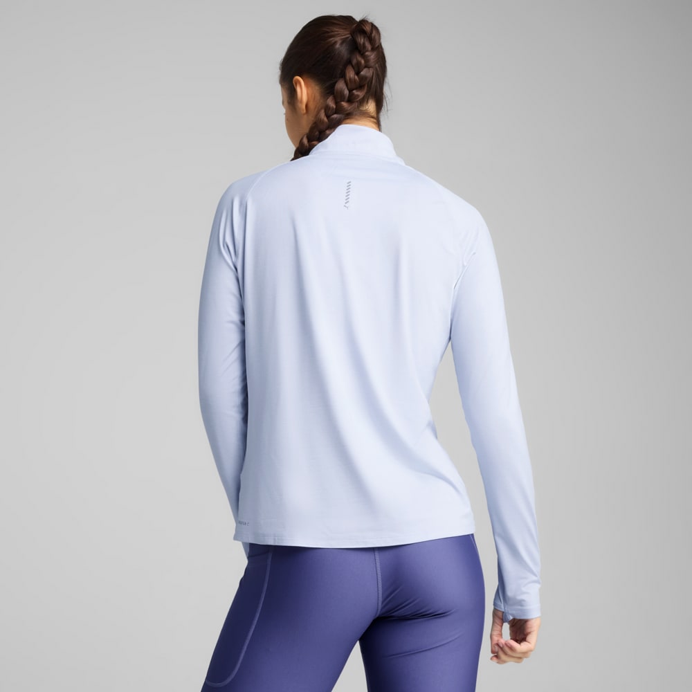 Image PUMA Camiseta 1/4 Zip RUN VELOCITY CLOUDSPUN Feminina #3