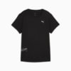 Изображение Puma Футболка RUN GRAPHIC Mesh Tee Women #4: Puma Black-Q1