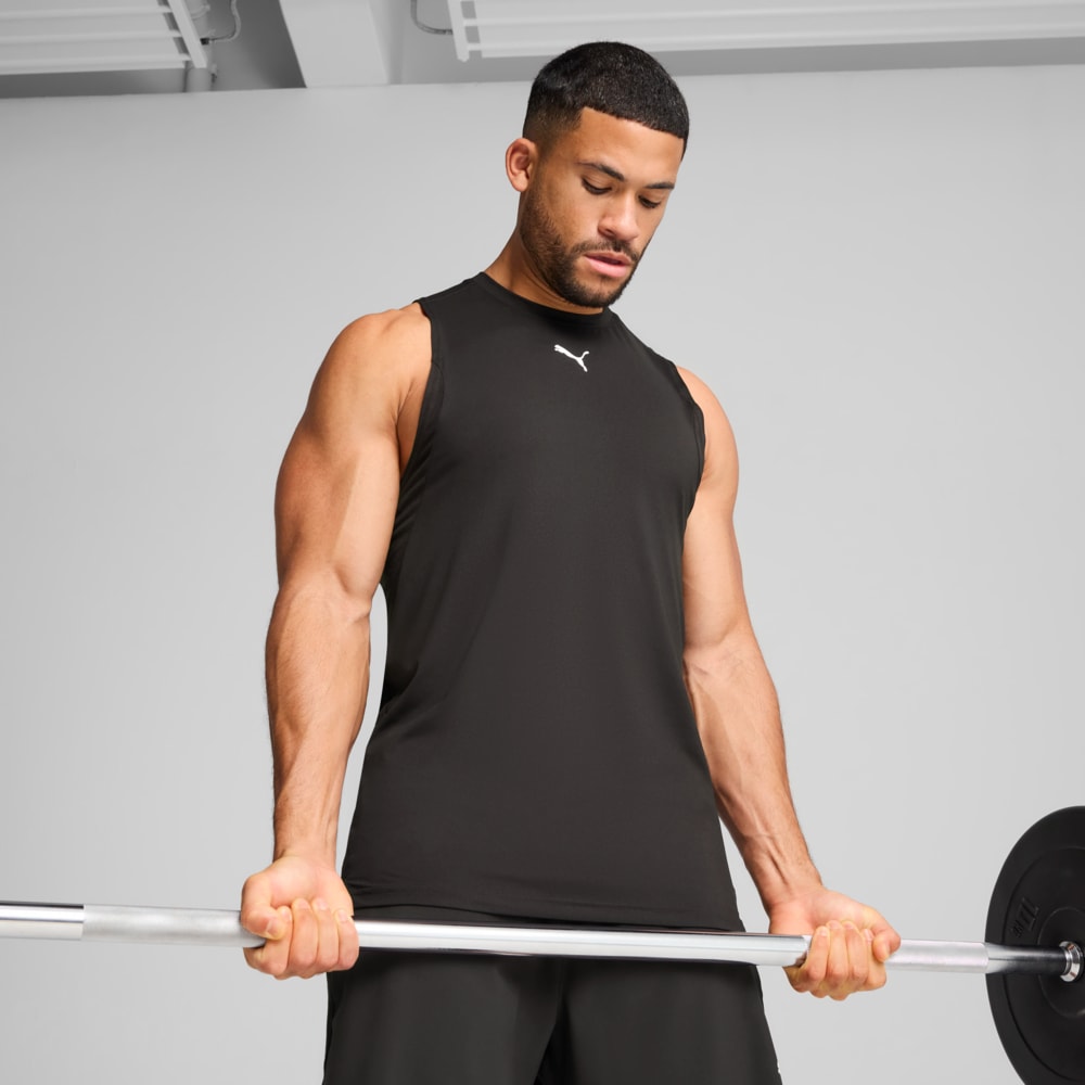 Изображение Puma Майка CLOUDSPUN Soft Breathable Tank Men #1: Puma Black