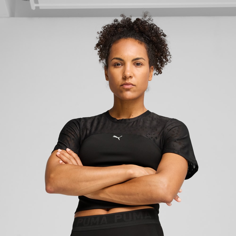 Image PUMA Camiseta LACE Crop Feminina #1
