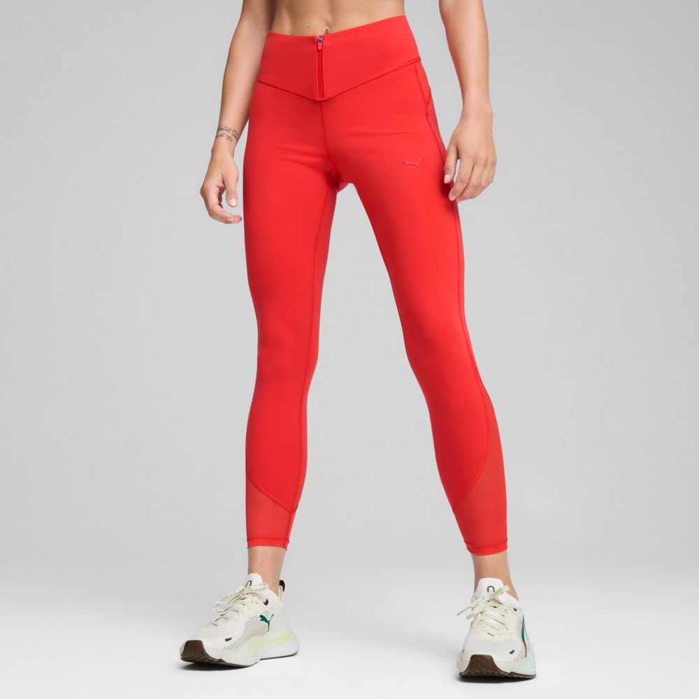 Зображення Puma Легінси PUMA x PAMELA REIF Zip Tights #1: Burnt Red