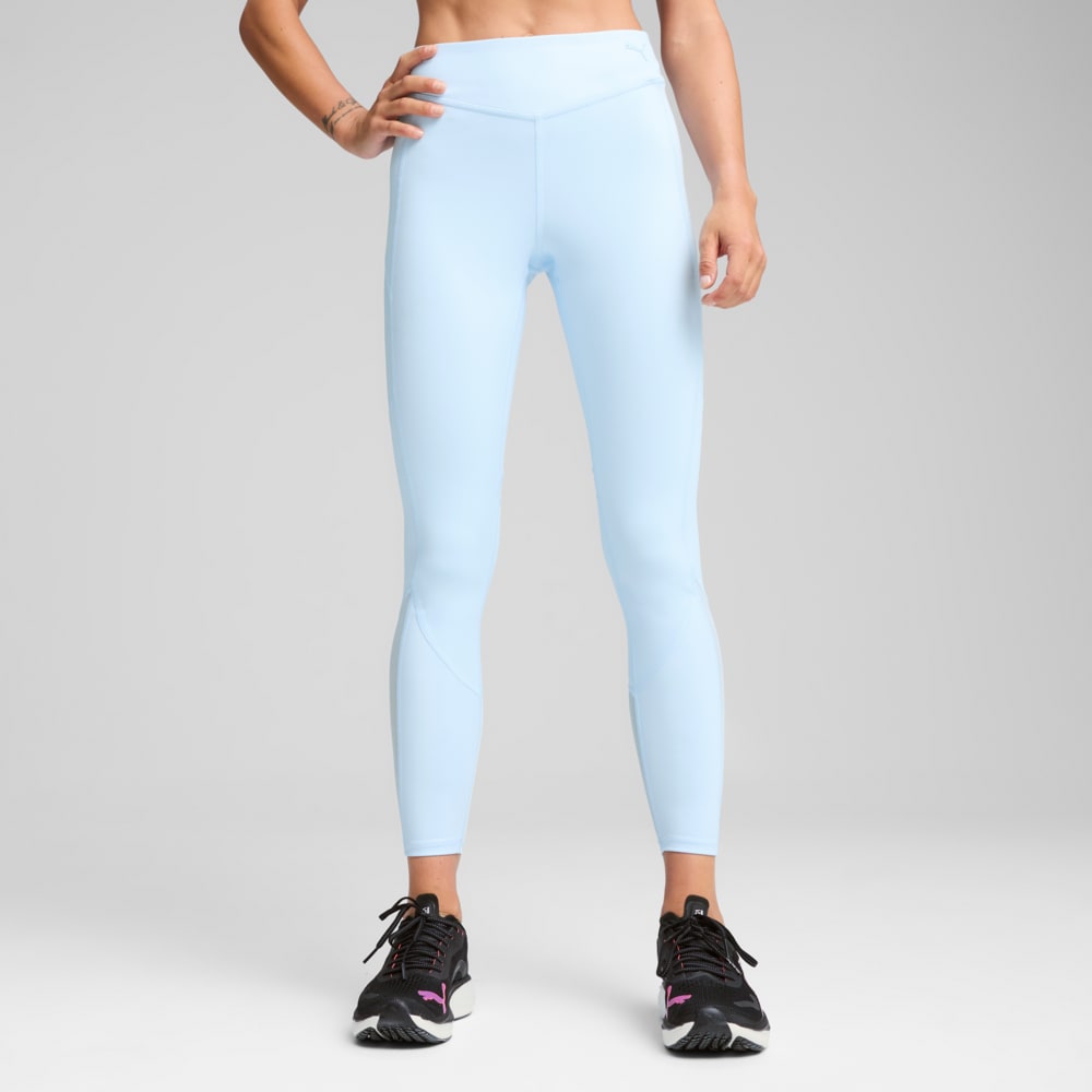Изображение Puma Леггинсы PUMA x PAMELA REIF Shiny Leggings Women #1: Silver Cobalt