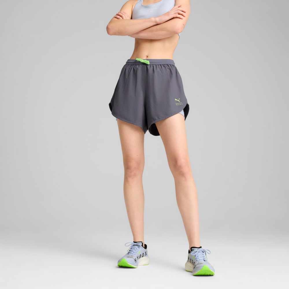 Зображення Puma Шорти PUMA x HYROX ULTRAWEAVE 2-in-1 Shorts Women #1: Galactic Gray