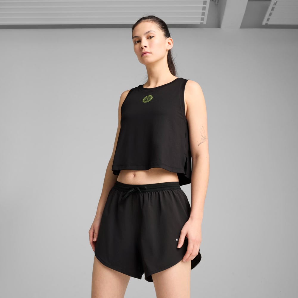 Изображение Puma Майка PUMA x HYROX CLOUDSPUN Sleeveless Top Women #1: Puma Black