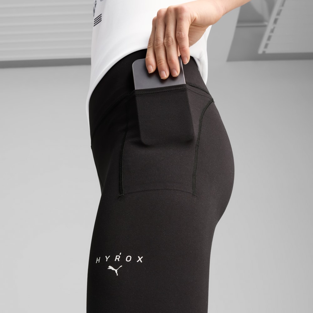 Зображення Puma Легінси PUMA x HYROX CLOUDSPUN Full Tights Women #2: Puma Black