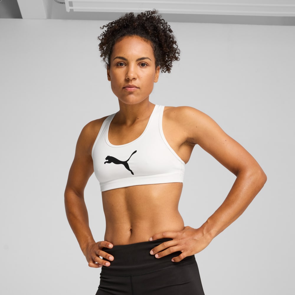 Зображення Puma Спортивний бра 4KEEPS Bra #1: PUMA White-Big black cat