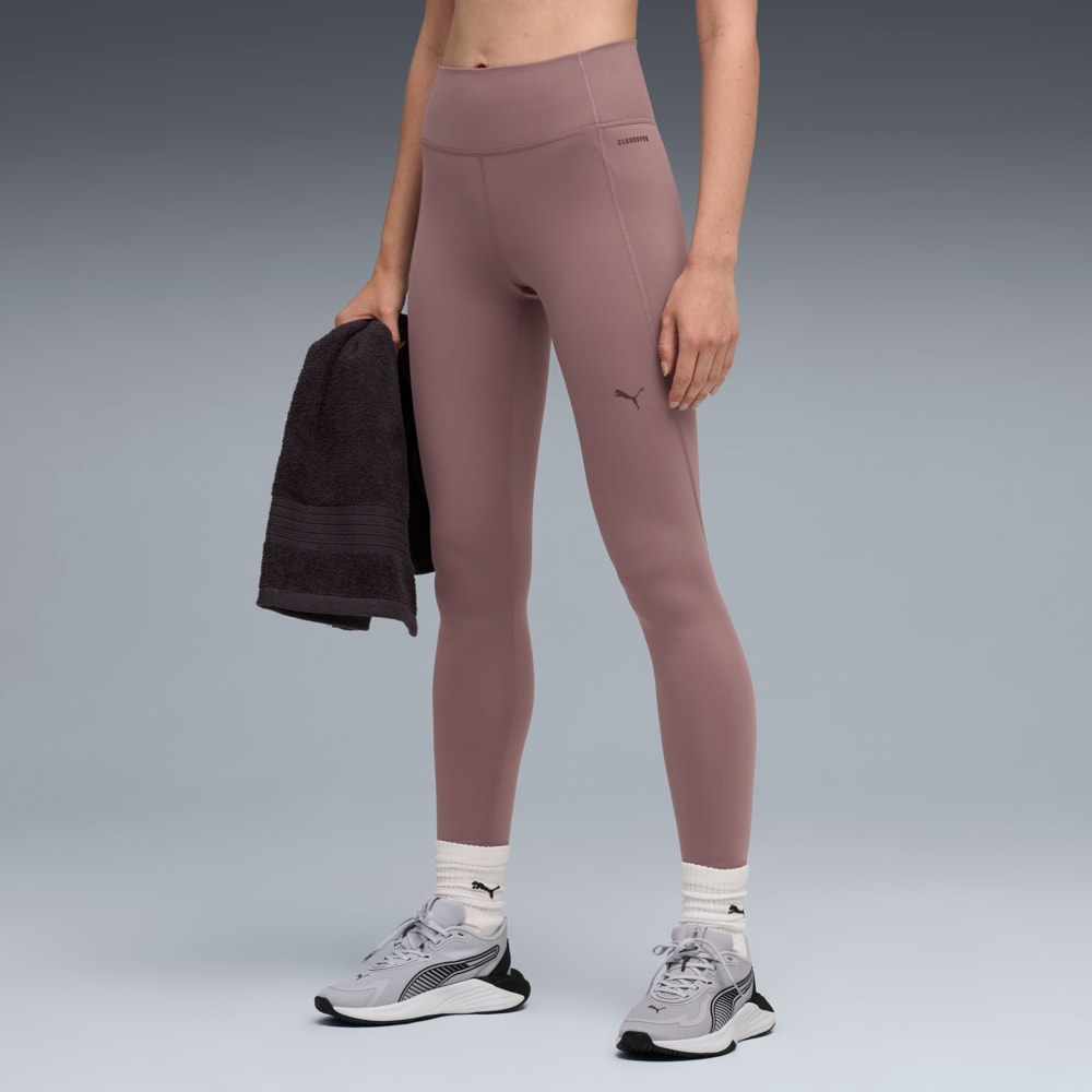 Зображення Puma Легінси CLOUDSPUN High-Waist Tights Women #1: Raisin
