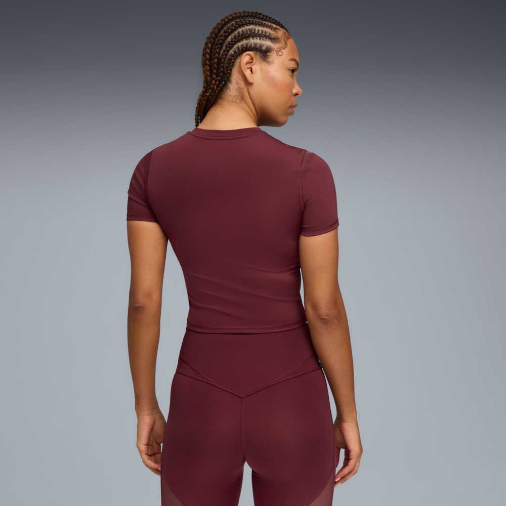 Изображение Puma Футболка PUMA SHAPE Baby Training Tee Women #2: Ruby Shimmer