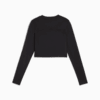 Зображення Puma Лонгслів PUMA SHAPE Long Sleeve Cropped Top Women #5: Puma Black