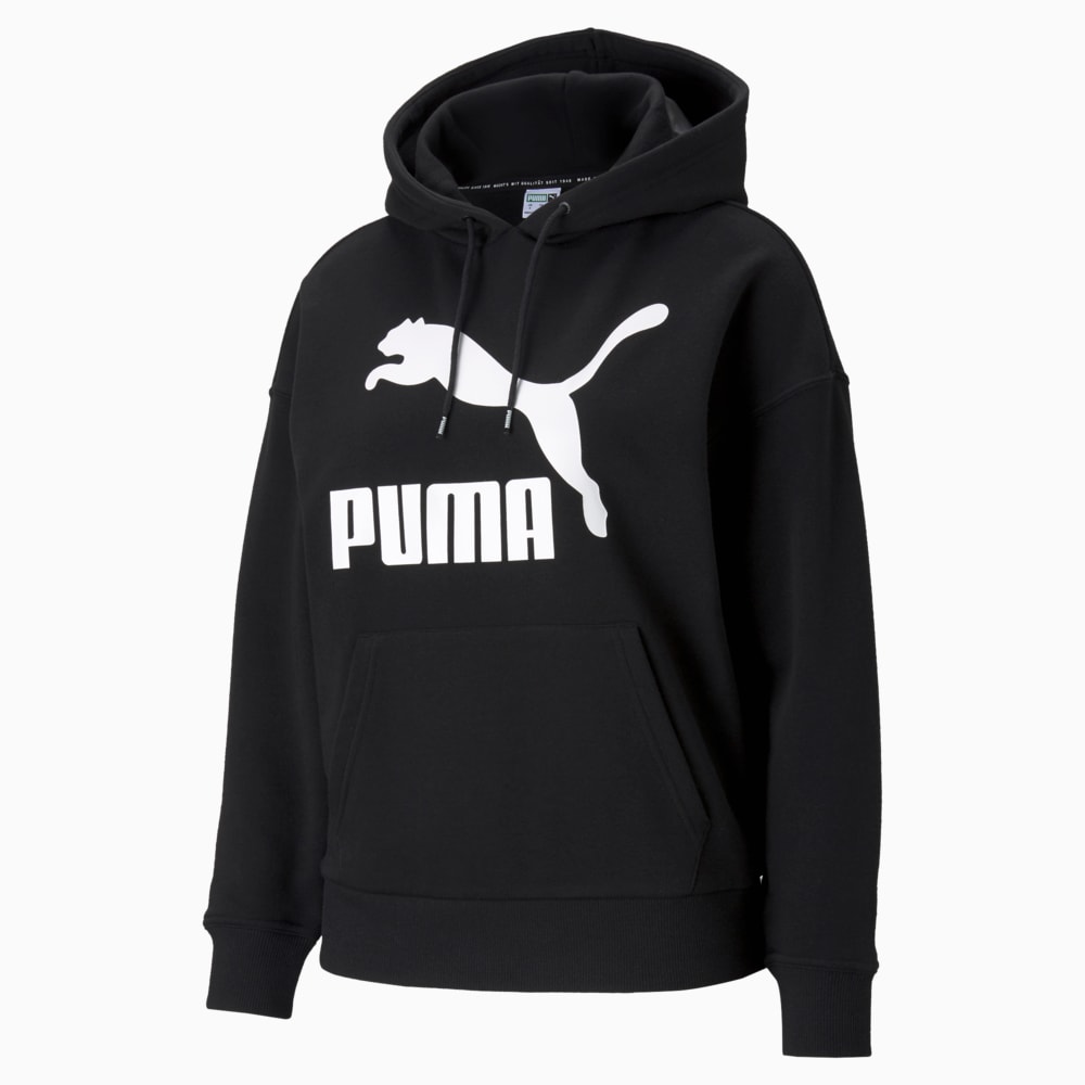 Image PUMA Moletom com Capuz Classics Logo Feminino #3