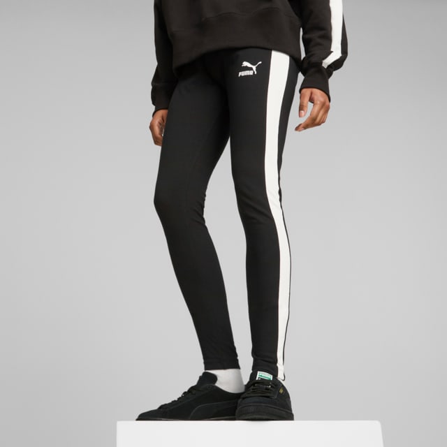 Imagen PUMA Leggings con cintura de altura media para mujer Iconic T7
