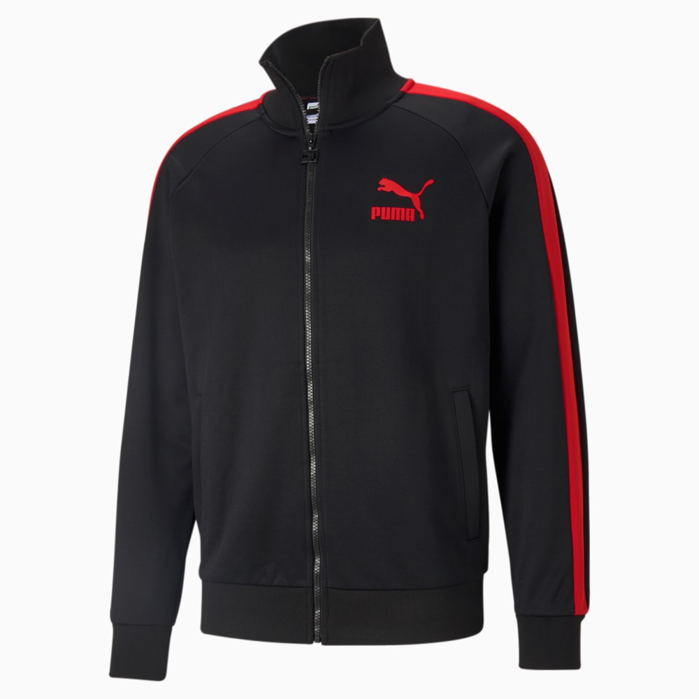 Puma black and cheap red track jacket