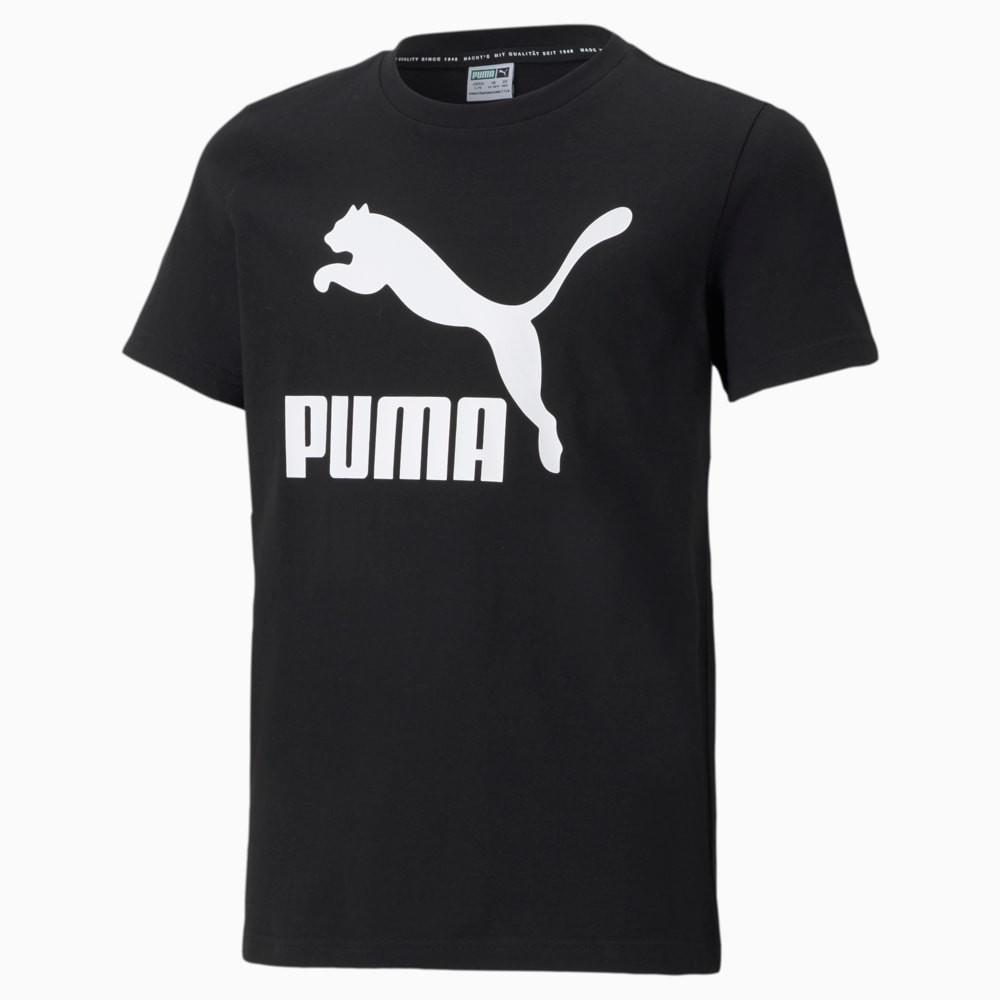 Зображення Puma Дитяча футболка Classics B Youth Tee #1: Puma Black