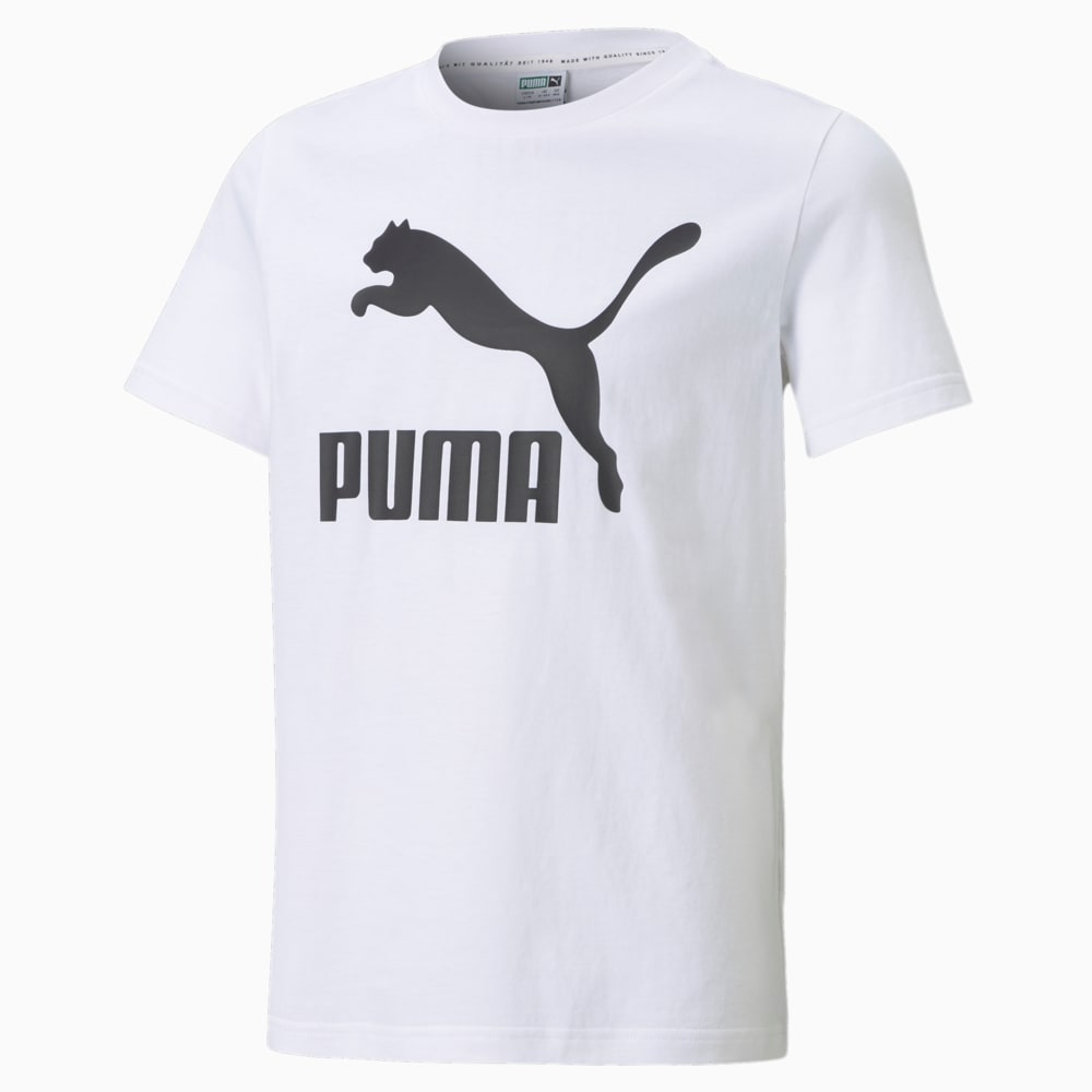 Зображення Puma Дитяча футболка Classics B Youth Tee #1: Puma White