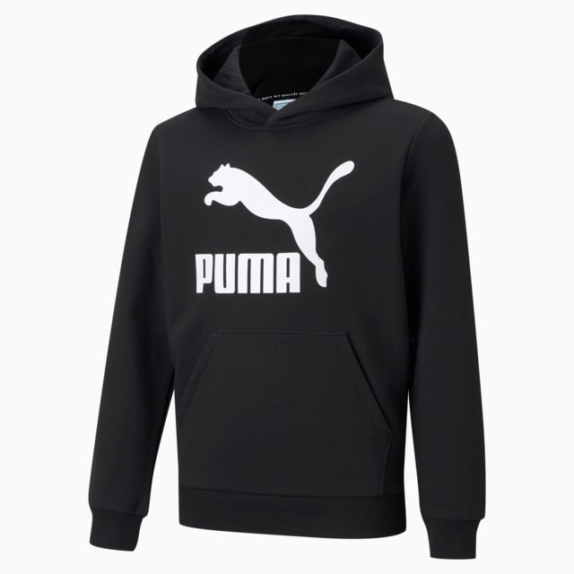 Imagen PUMA Polerón juvenil con logotipo y capucha Classics