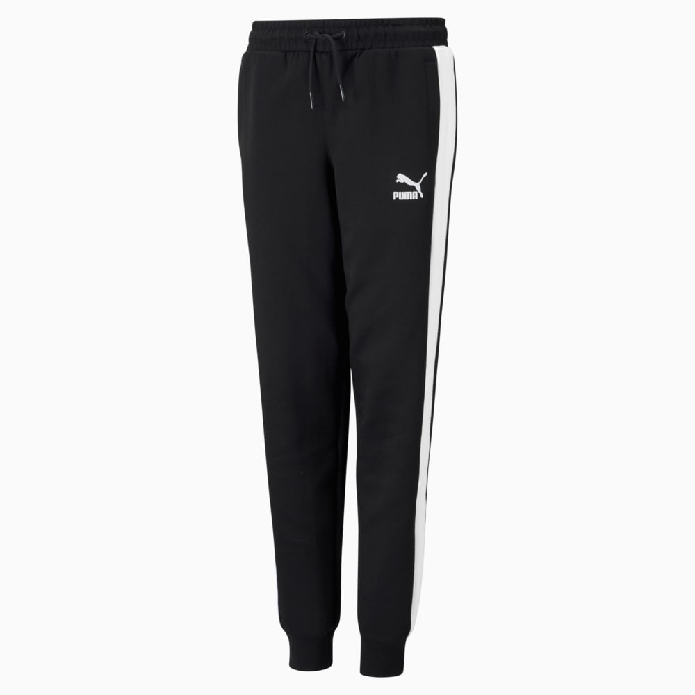 Изображение Puma Детские штаны Iconic T7 Youth Track Pants #1: Puma Black