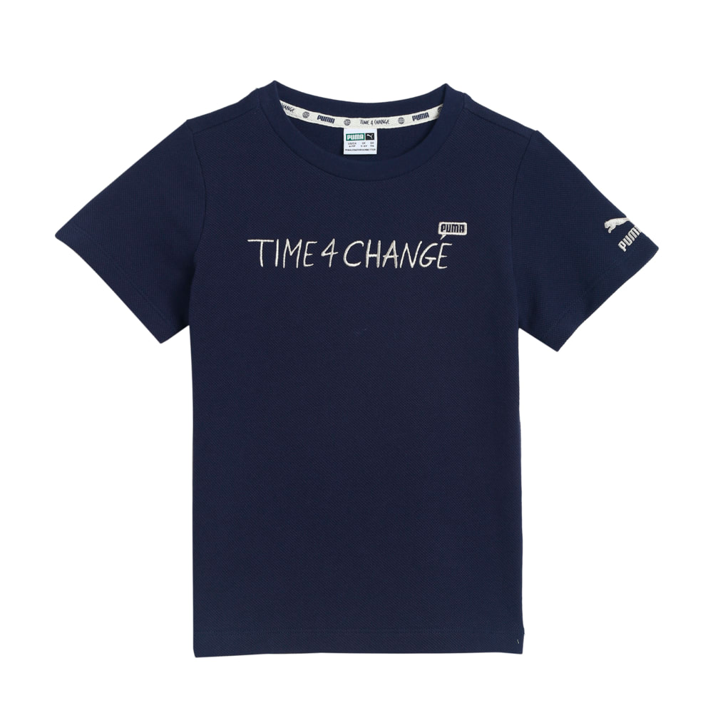 Зображення Puma Дитяча футболка T4C Pique Kids' Tee #1: Peacoat