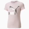 Изображение Puma Детская футболка Classics Logo Youth Tee #5: Chalk Pink