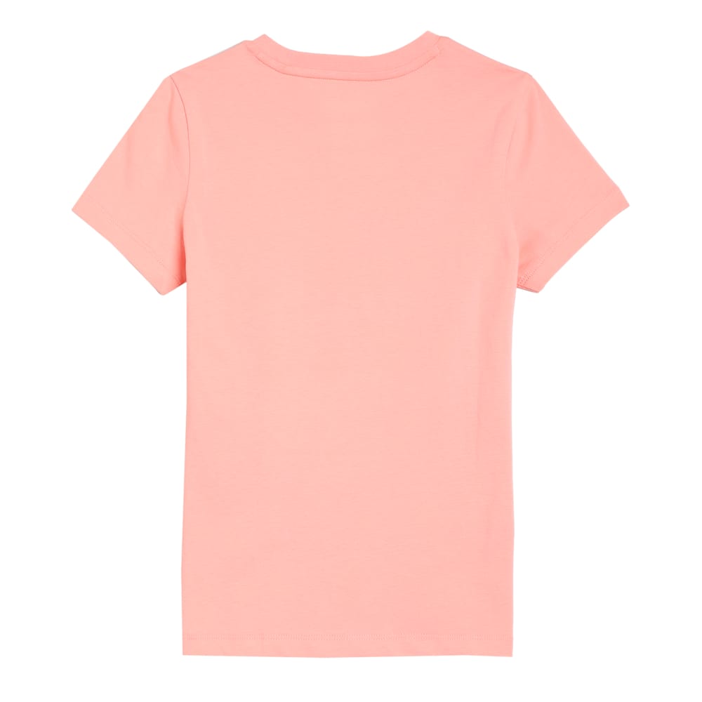 Изображение Puma Детская футболка Classics Logo Youth Tee #2: Apricot Blush