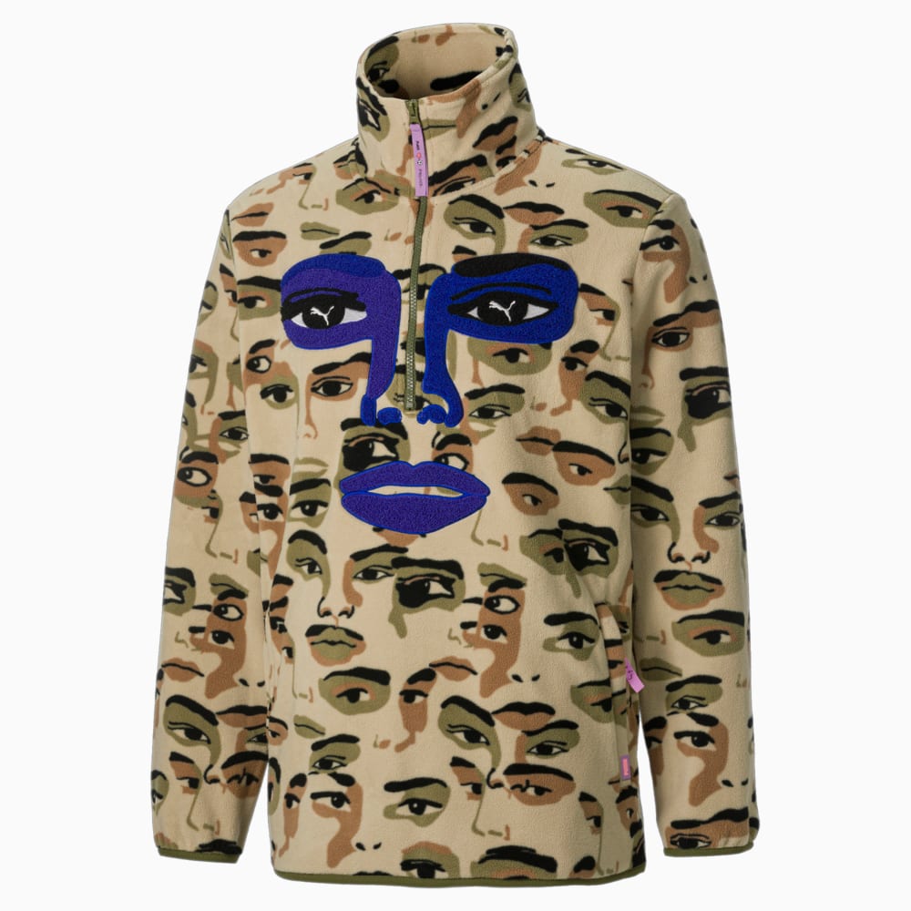 Puma half zip hot sale fleece