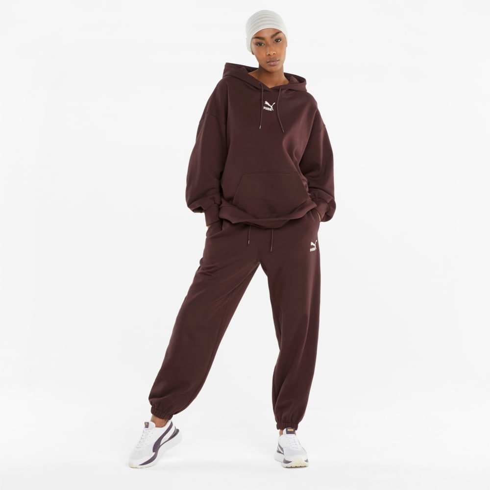 Зображення Puma Штани Classics Relaxed Women's Sweatpants #2: Fudge