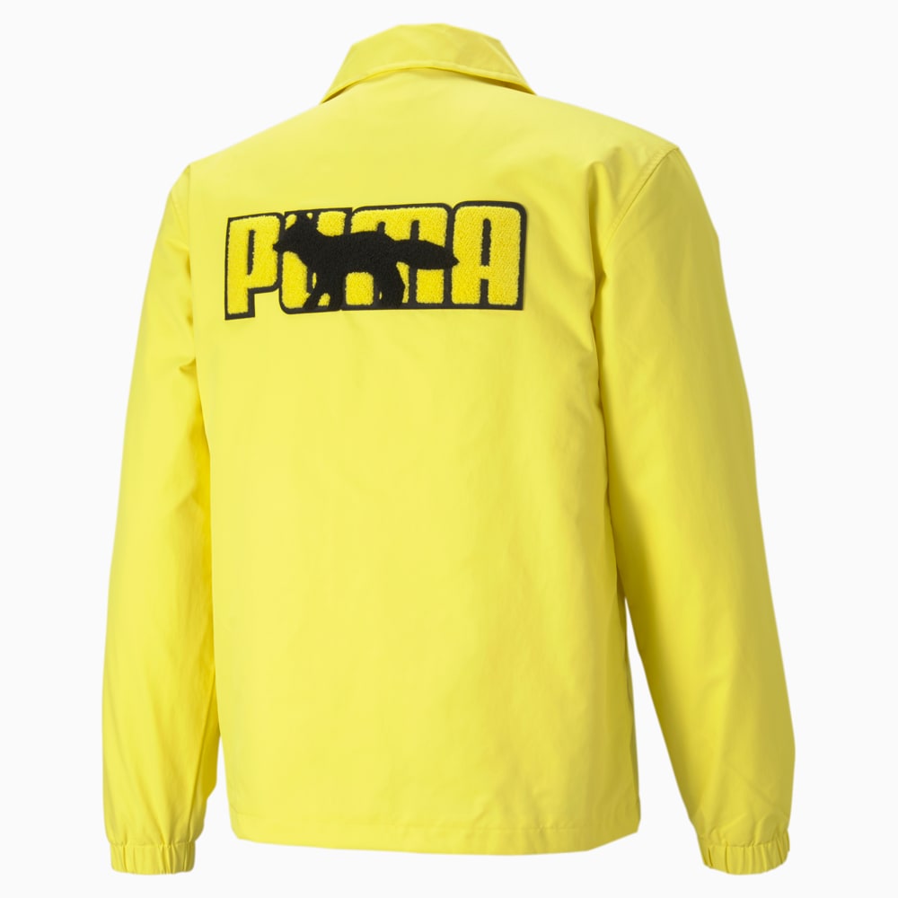 

PUMA - Куртка PUMA x MAISON KITSUNÉ Coach Jacket – Lemon Chrome –, Желтый