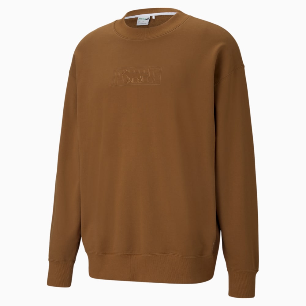 

PUMA - Толстовка PUMA x MAISON KITSUNÉ Crew Neck Sweatshirt – Monk's Robe –, Коричневый
