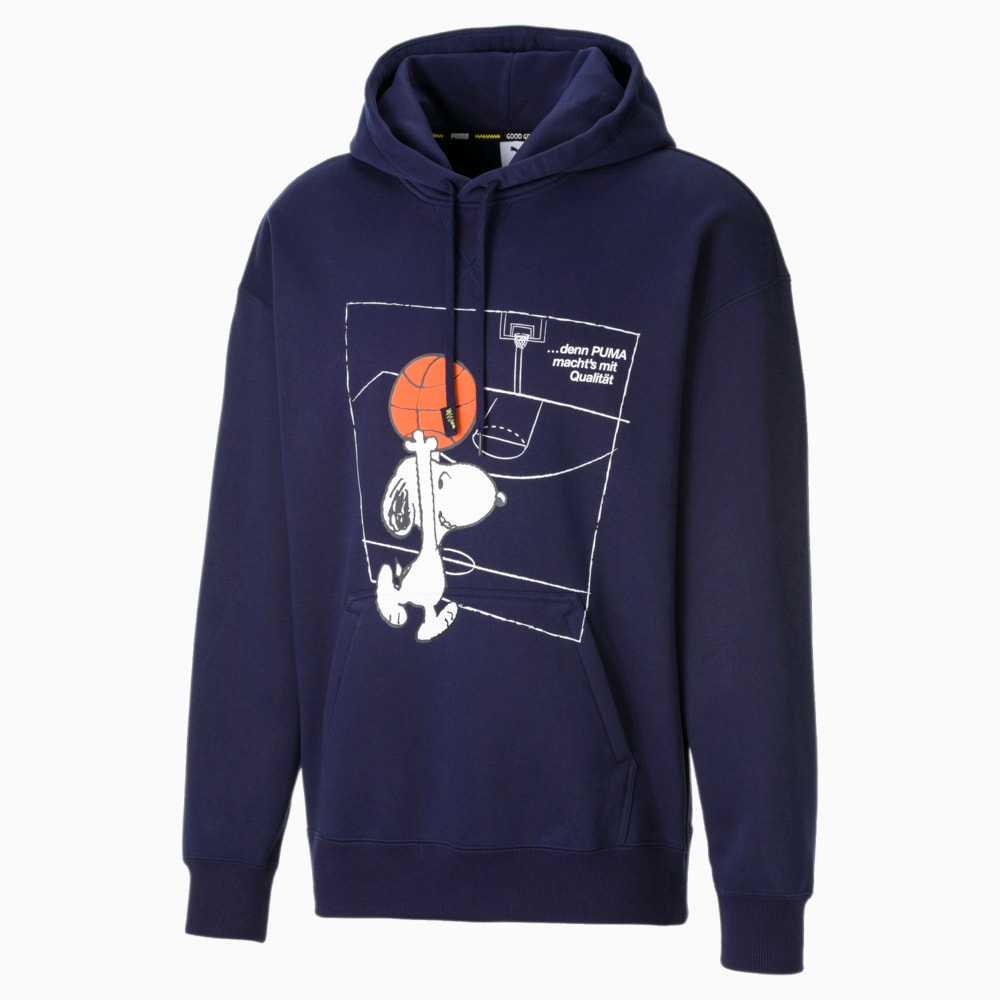 Зображення Puma Толстовка PUMA x PEANUTS Men's Hoodie #1: Peacoat