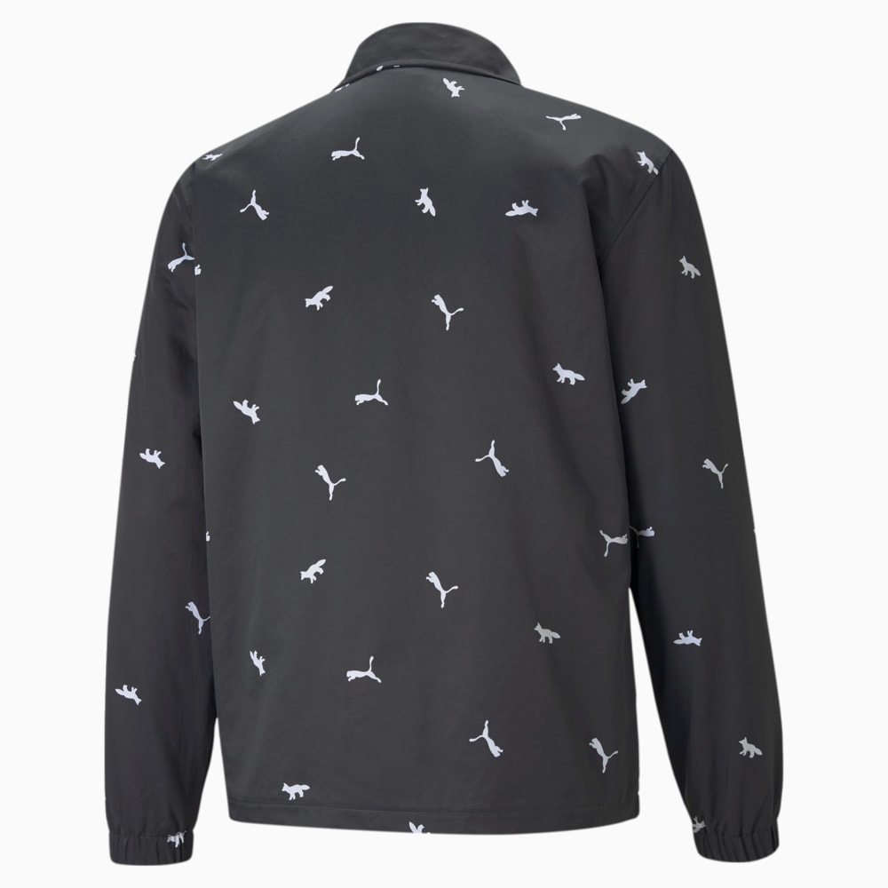 

PUMA - Куртка PUMA x MAISON KITSUNÉ Printed Coach Jacket – Puma Black –, Черный