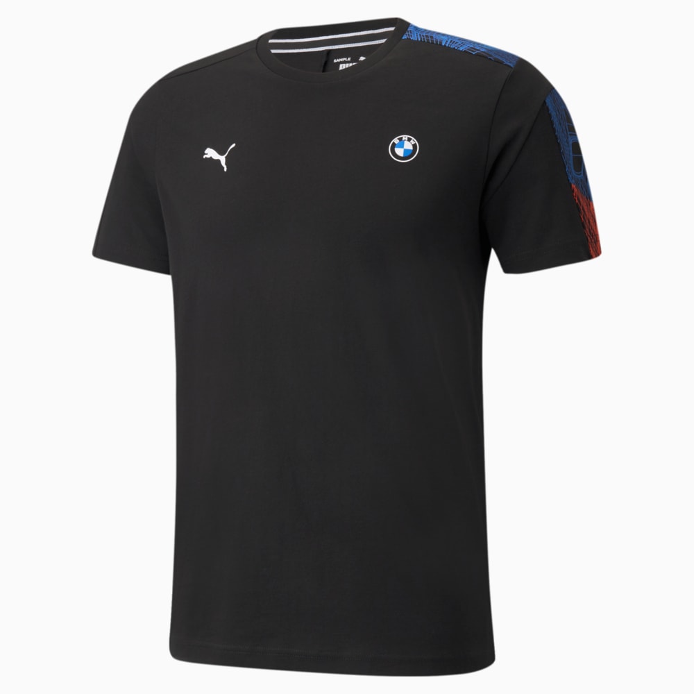 Зображення Puma Футболка BMW M Motorsport T7 Men's Tee #1: Puma Black-M COLOR