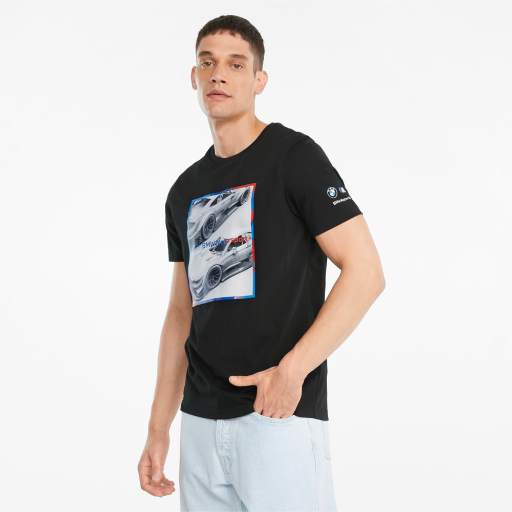 фото Футболка bmw m motorsport logo graphic men's tee puma