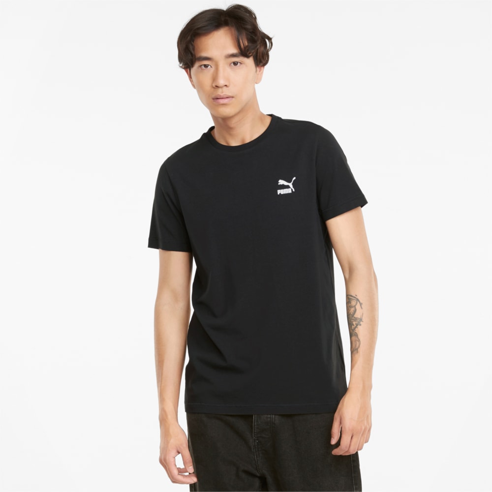 Зображення Puma Футболка Classics Men's Slim Tee #1: Puma Black