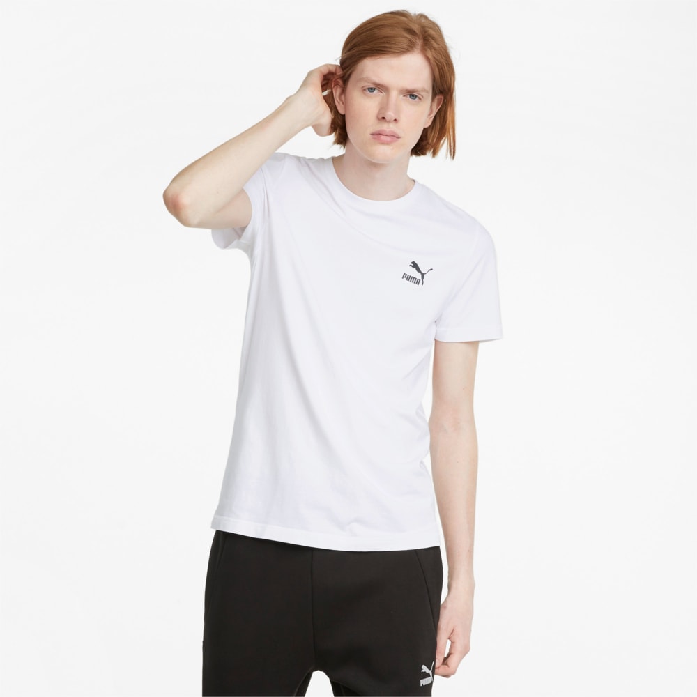 Зображення Puma Футболка Classics Men's Slim Tee #1: Puma White