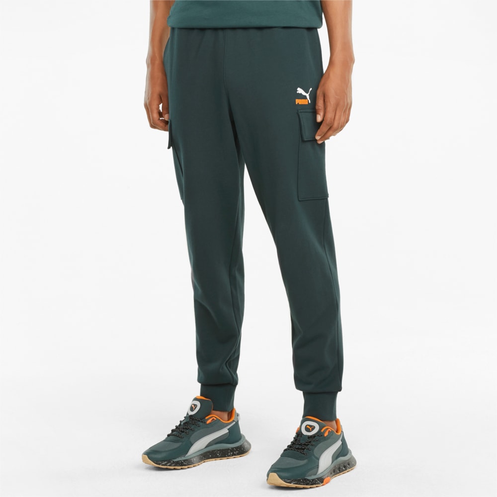 фото Штаны clsx french terry men's cargo pants puma