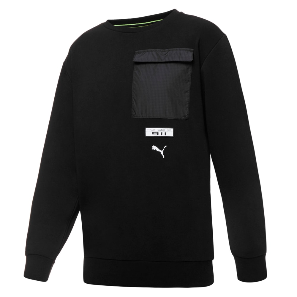 Зображення Puma Толстовка Porsche Legacy FTL Men's Crew Neck Sweater #1: Puma Black