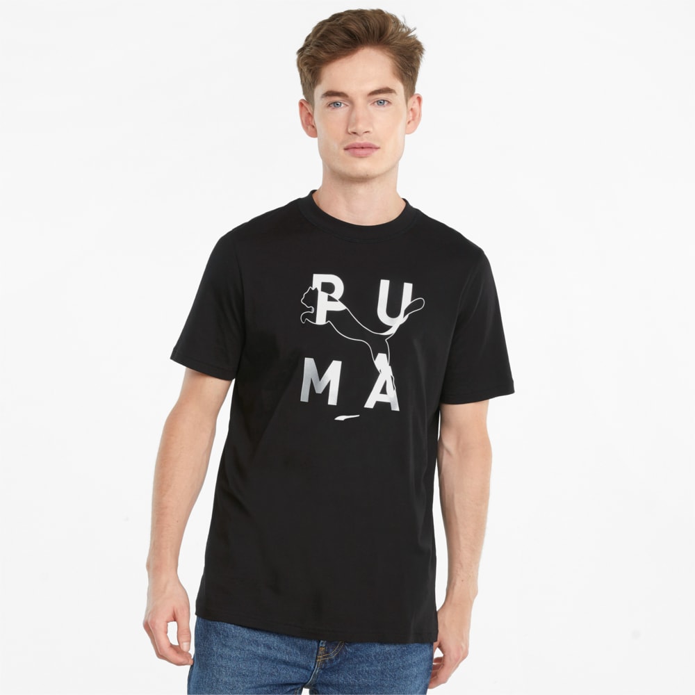 Зображення Puma Футболка JTS Logo Men's Tee #1: Puma Black