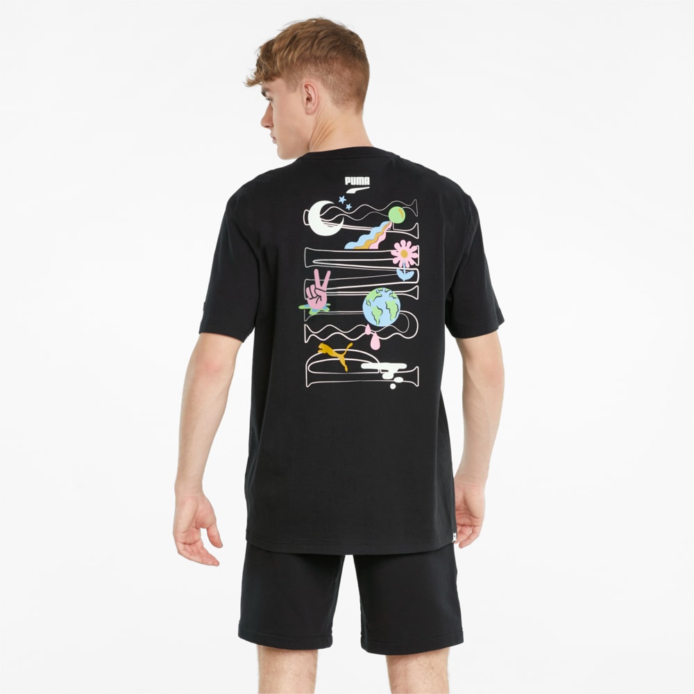

PUMA - male - Футболка Downtown Graphic Men' Tee – Puma Black –, Черный