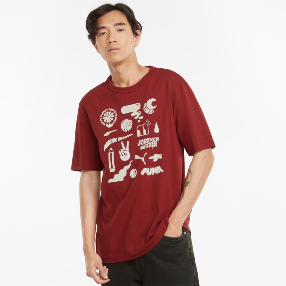 Зображення Puma Футболка Downtown Graphic Men's Tee #1: Intense Red