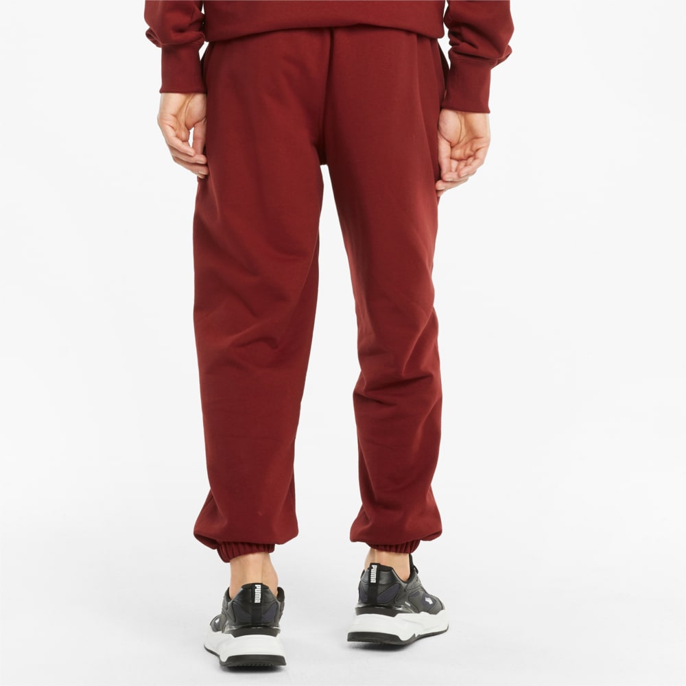 Изображение Puma Штаны Downtown French Terry Men's Sweatpants #2: Intense Red