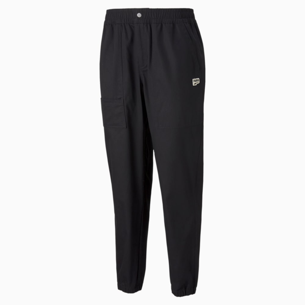 

PUMA - male - Штаны Downtown Twill Men's Pants – Puma Black –, Черный