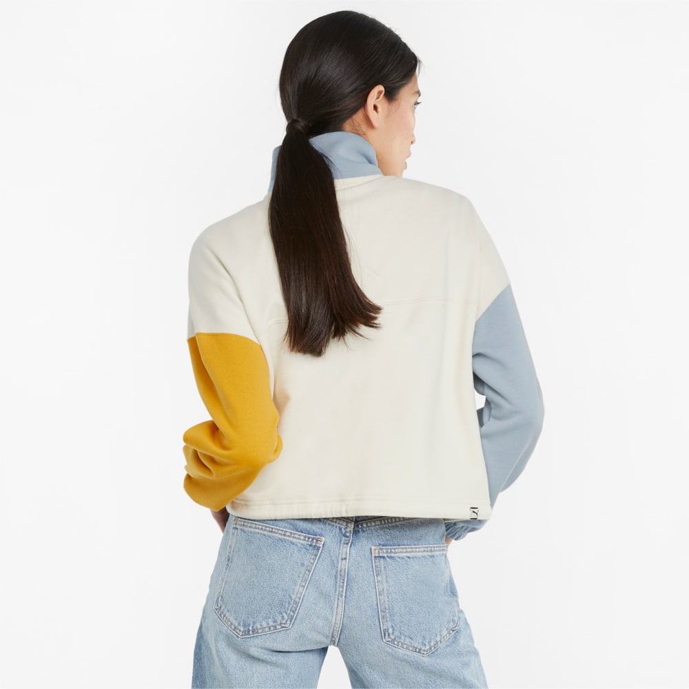 

PUMA - female - Олимпийка Downtown Half-Zip Women' Jacket – Ivory Glow –, Черный