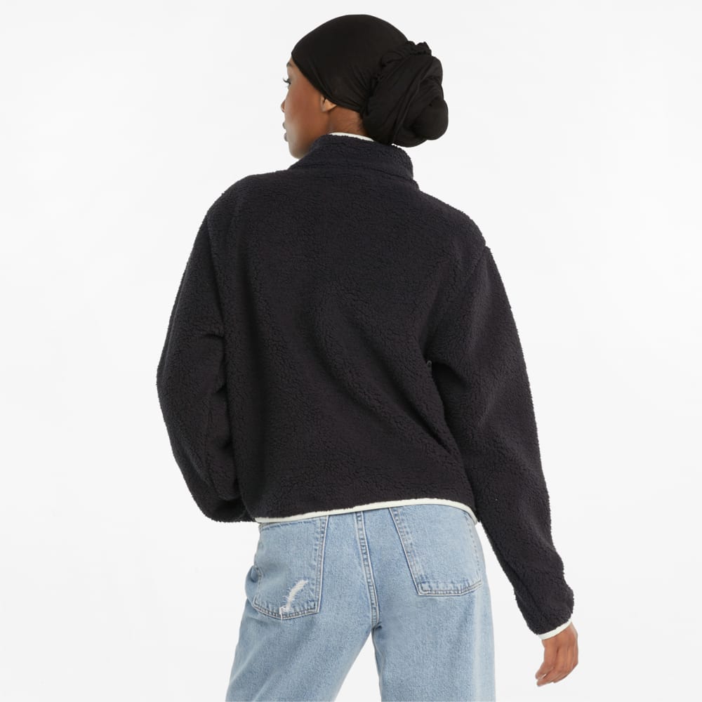 Изображение Puma Олимпийка CLSX Sherpa Women's Track Jacket #2