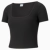 Image Puma Classics Ribbed Fitted Women's Tee #4