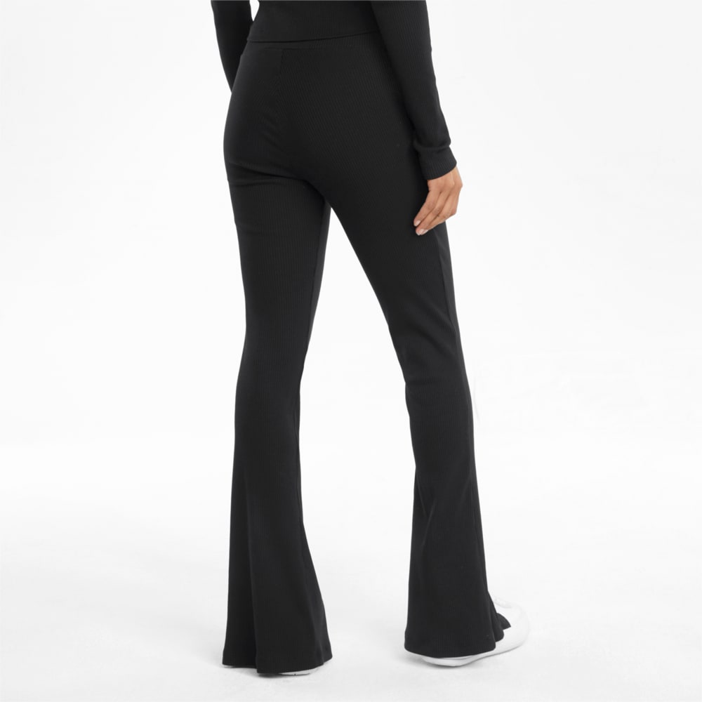 Зображення Puma Штани Classics Ribbed Women's Slit Pants #2: Puma Black