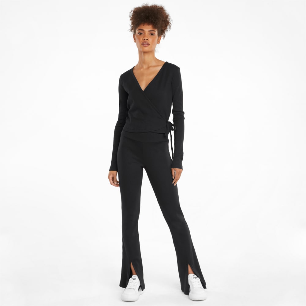 фото Штаны classics ribbed women's slit pants puma