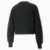 Зображення Puma Толстовка Classics Puff Sleeve Crew Neck Women's Sweatshirt #5: Puma Black