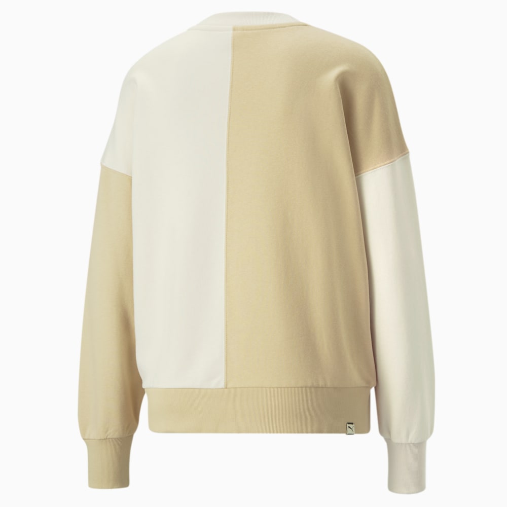 фото Толстовка downtown french terry oversized women's sweatshirt puma