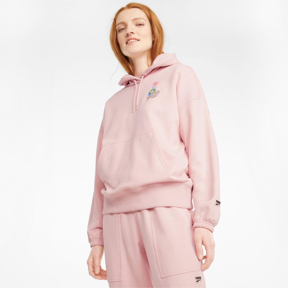 Зображення Puma Толстовка Downtown Graphic Women's Hoodie #1: Lotus