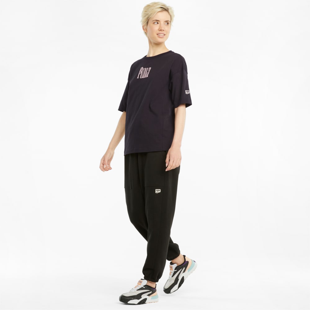 

PUMA - female - Футболка Downtown Graphic Women's Tee – Puma Black –, Черный